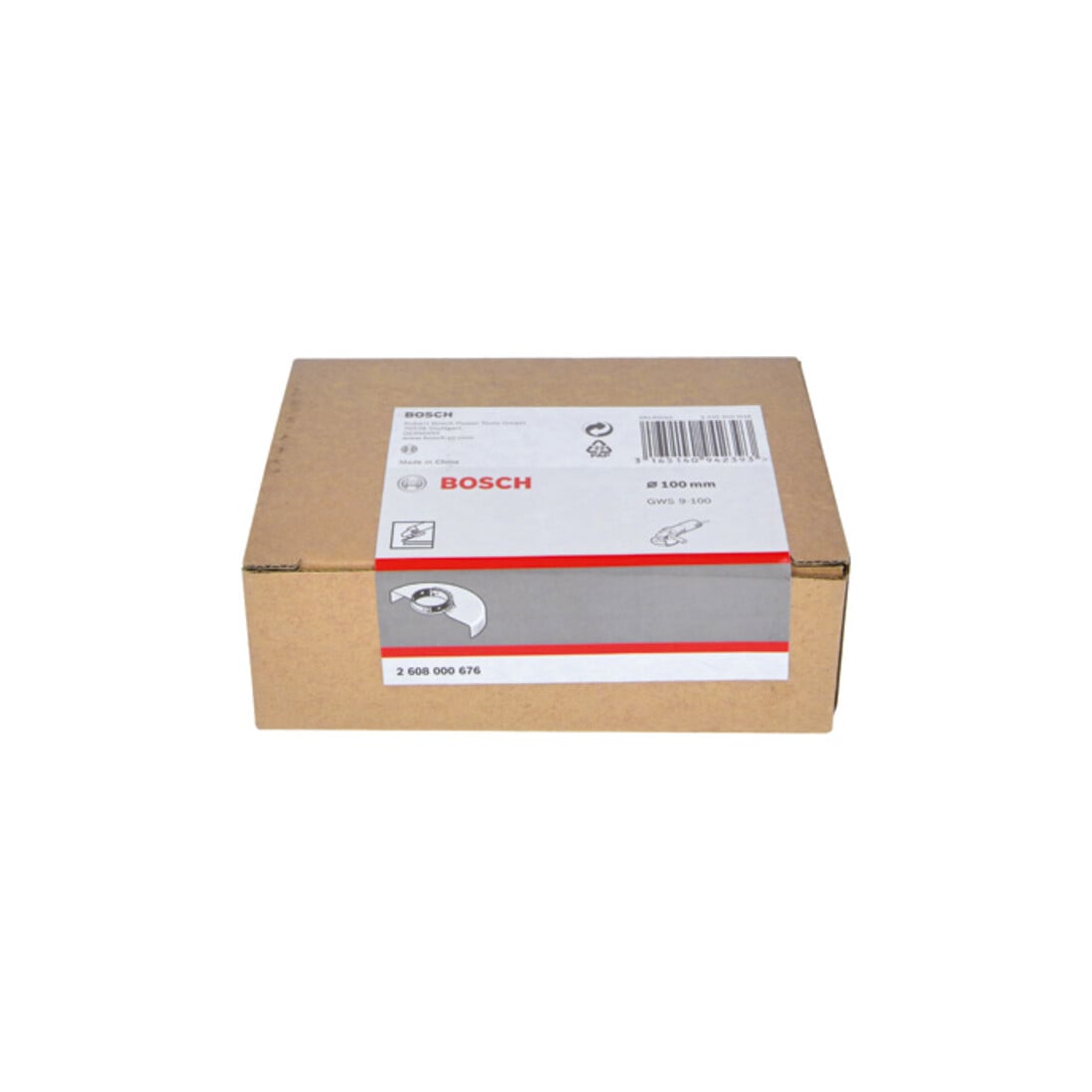Bosch Schleifschutzhaube für GWS 9-125, GWS 9-125 P; GWS 9-125 S Professional, 125 mm