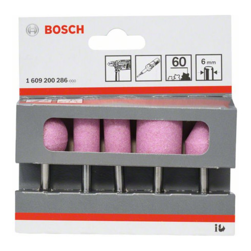 Bosch Schleifstift-Set 5-teilig 6 mm 60 25 15 15 25 20 x 24 30 30 25 25 mm
