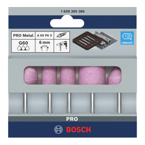 Bosch Schleifstift-Set 5-teilig 6 mm 60 25 15 15 25 20 x 24 30 30 25 25 mm