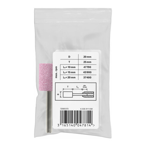 Bosch Schleifstift zylindrisch hart 6 mm 60 20 mm 26 mm