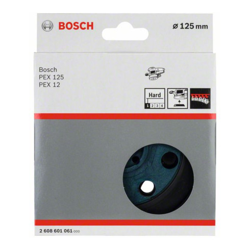 Bosch Schleifteller hart 125 mm für PEX 12 PEX 12 A PEX 125