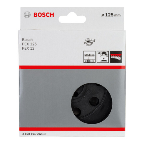 Bosch Schleifteller mittel 125 mm für PEX 12 PEX 12 A PEX 125