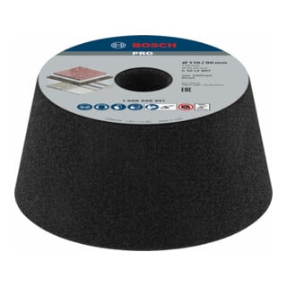 Bosch Schleiftopf für Nass- und Winkelschleifer konisch-Stein/Beton