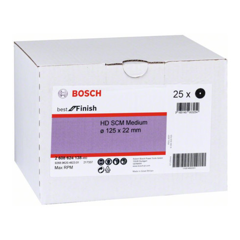Bosch Schleifvlies SCM mittel 125 mm