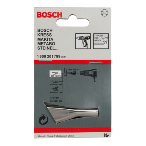 Bosch Schlitzdüse für Bosch-Heißluftgebläse mit Elektronik 10 mm