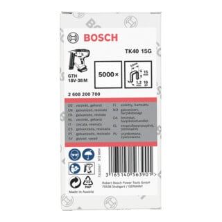 Bosch Schmalrückenklammer TK40 15G 5,8 mm 1,2 mm 15 mm verzinkt
