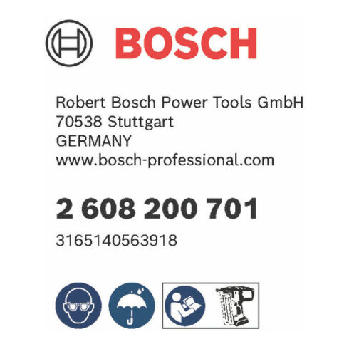 Bosch Schmalrückenklammer TK40 20G 5,8 mm 1,2 mm 20 mm verzinkt