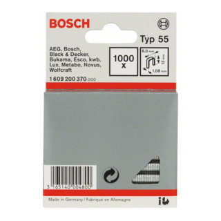 Bosch Schmalrückenklammer Typ 55 6 x 1,08 x 12 mm