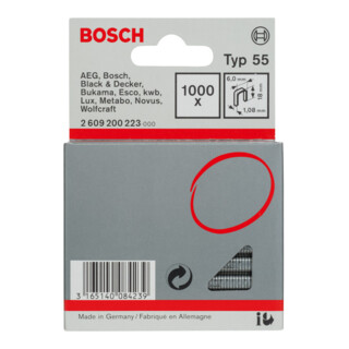 Bosch Schmalrückenklammer Typ 55