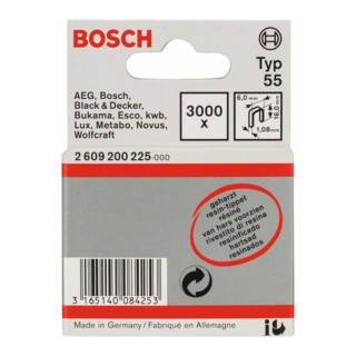 Bosch Schmalrückenklammer Typ 55 geharzt 6 x 1,08 x 16 mm