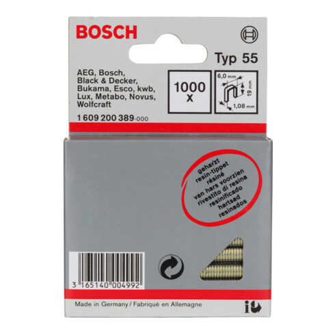 Bosch Schmalrückenklammer Typ 55 geharzt