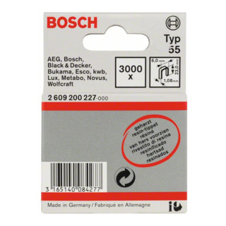 Bosch Schmalrückenklammer Typ 55 geharzt 6 x 1,08 x 23 mm