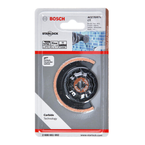 Bosch Schmalschnitt-Segmentsägeblatt ACZ 70 RT5 2608661692