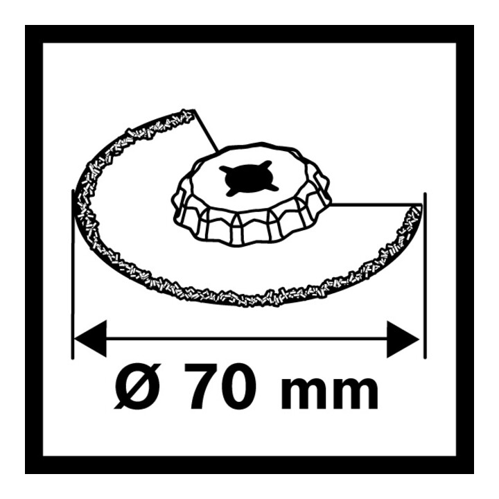 Bosch Schmalschnitt-Segmentsägeblatt ACZ 70 RT5 2608661692