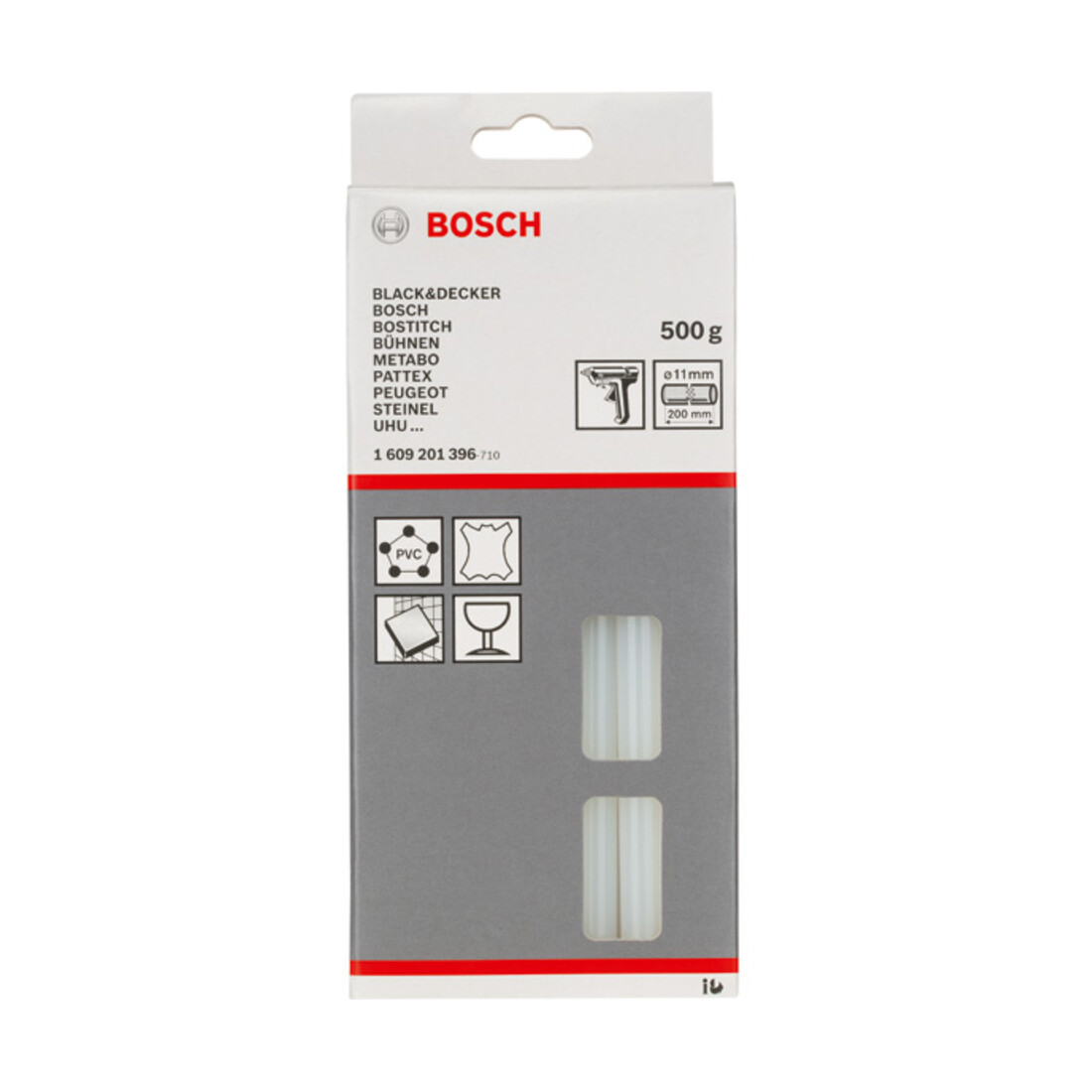 Bosch Schmelzkleber 11 x 200 mm 500 g transparent
