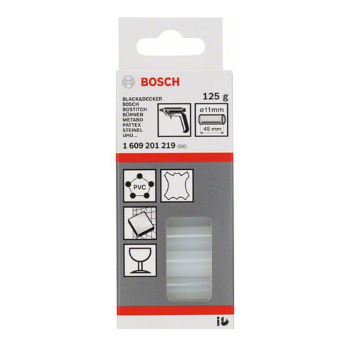 Bosch Schmelzkleber 11 x 45 mm 125 g transparent