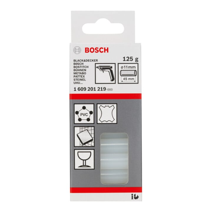 Bosch Schmelzkleber 11 x 45 mm 125 g transparent