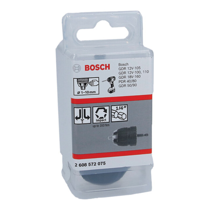Bosch Schnellspannbohrfutter bis 10 mm 1 bis 10 mm 1/4" bis 6k
