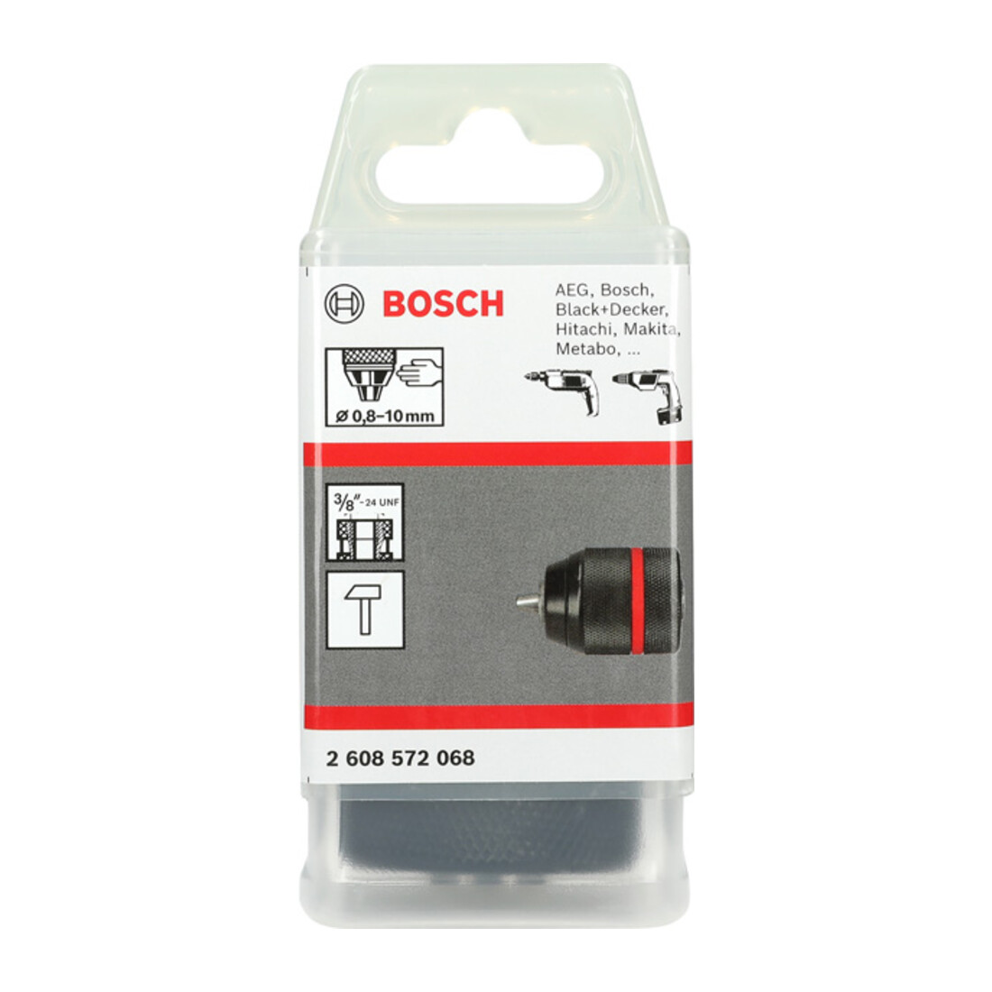 Bosch Schnellspannbohrfutter bis 10 mm 1 bis 10 mm 3/8" bis 24