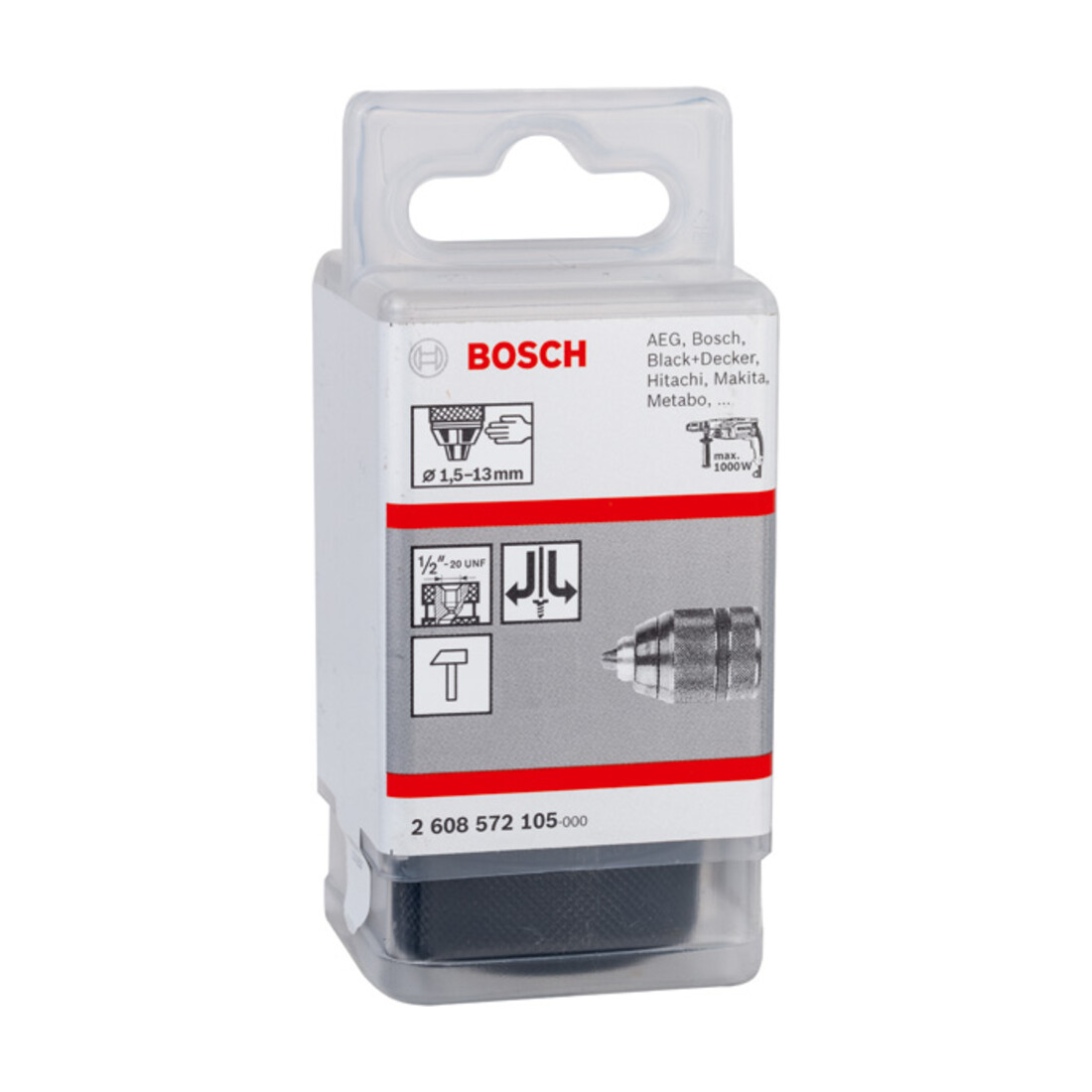 Bosch Schnellspannbohrfutter bis 13 mm 1,5 bis 13 mm 1/2" bis 20 Abb. Nr. 4