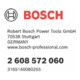 Bosch Schnellspannbohrfutter bis 13 mm 2 bis 13 mm 3/8" bis 24-4