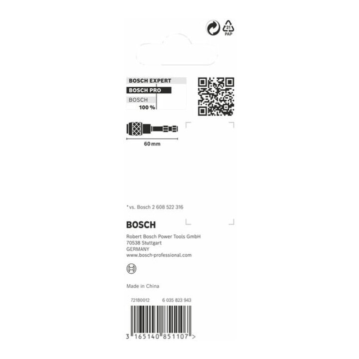 Bosch Schnellverschluss-Bithalter Impact Control 1-teilig