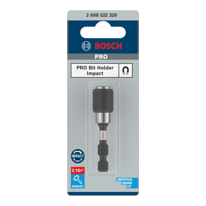 Bosch Schnellverschluss-Bithalter Impact Control 1-teilig