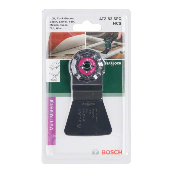 Bosch schraper HCS ATZ 52 SFC, doe-het-zelf, flexibel gekarteld, 38 x 52 mm