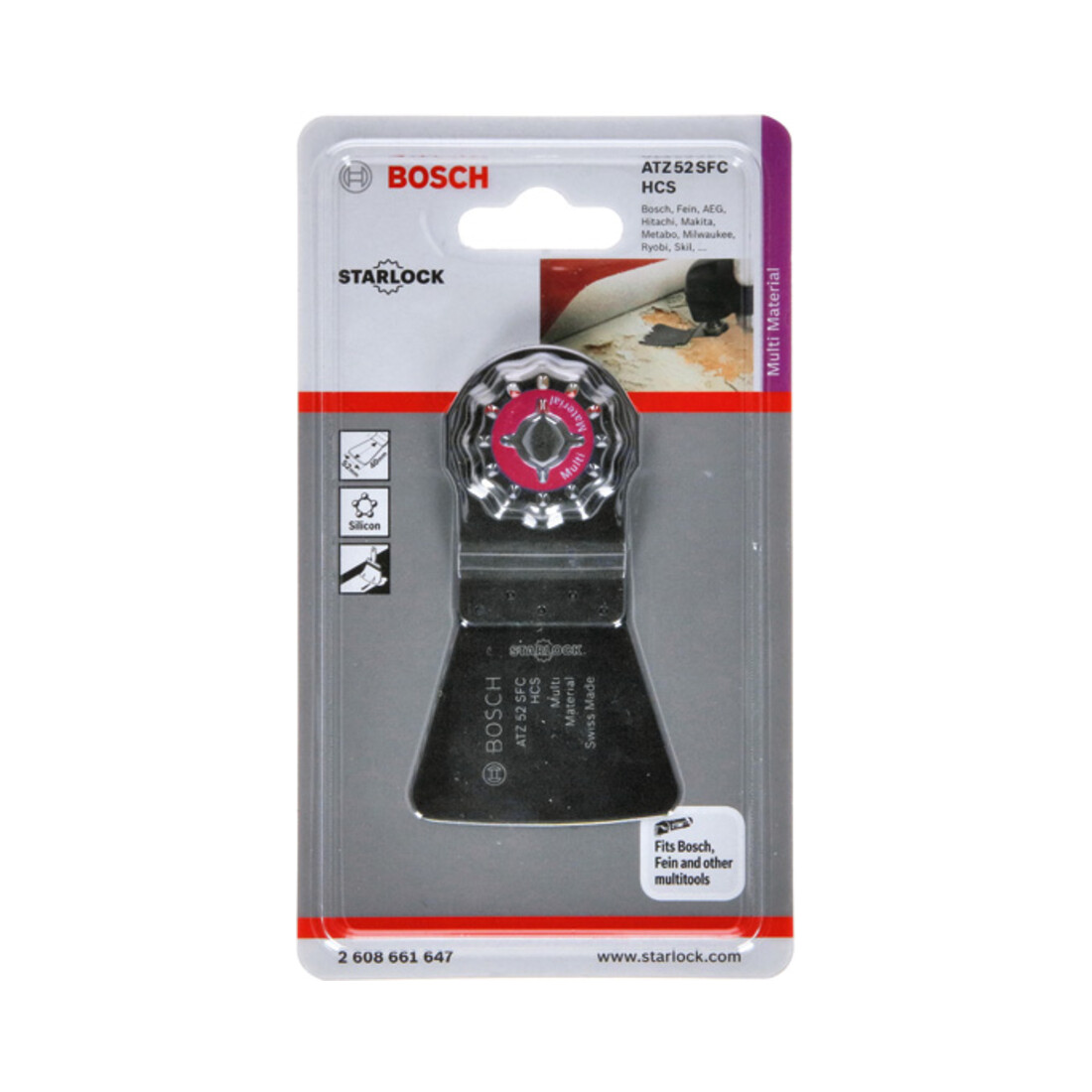 Bosch schraper HCS ATZ 52 SFC flexibel 45 x 52 mm