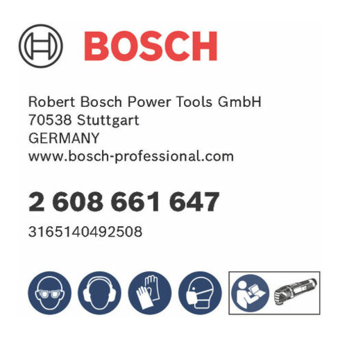 Bosch schraper HCS ATZ 52 SFC flexibel 45 x 52 mm
