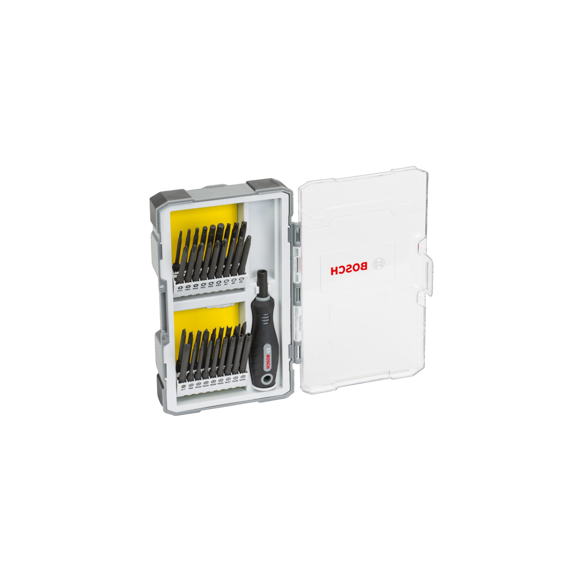 BOSCH Schraubendreher-Set mit Handgriff 37-teilig