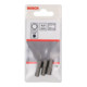 Bosch Innensechskant Bit, L25 mm, 1/4" Antrieb, 3er Pack-3