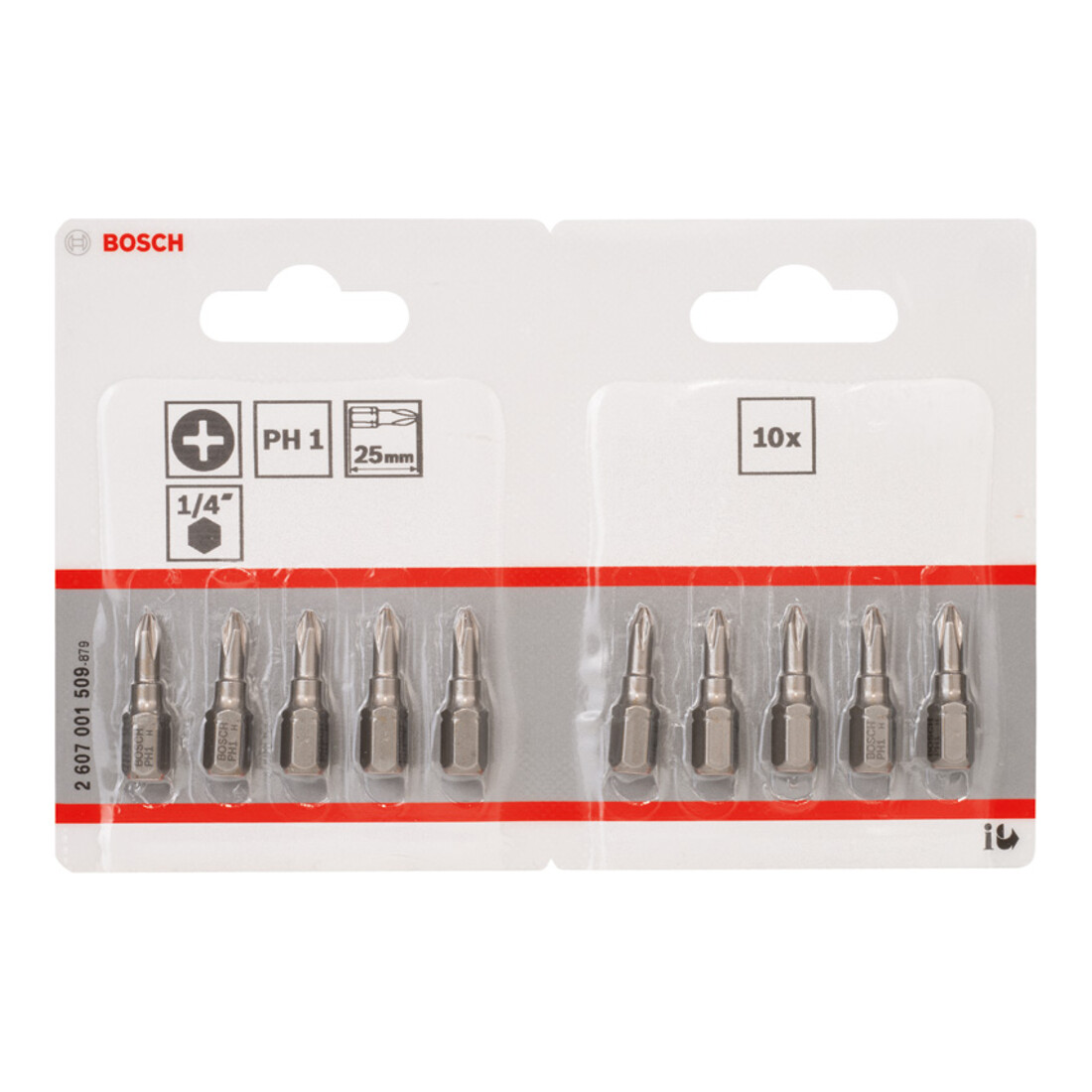 Bosch Phillips Bit, L25 mm, 1/4" Antrieb