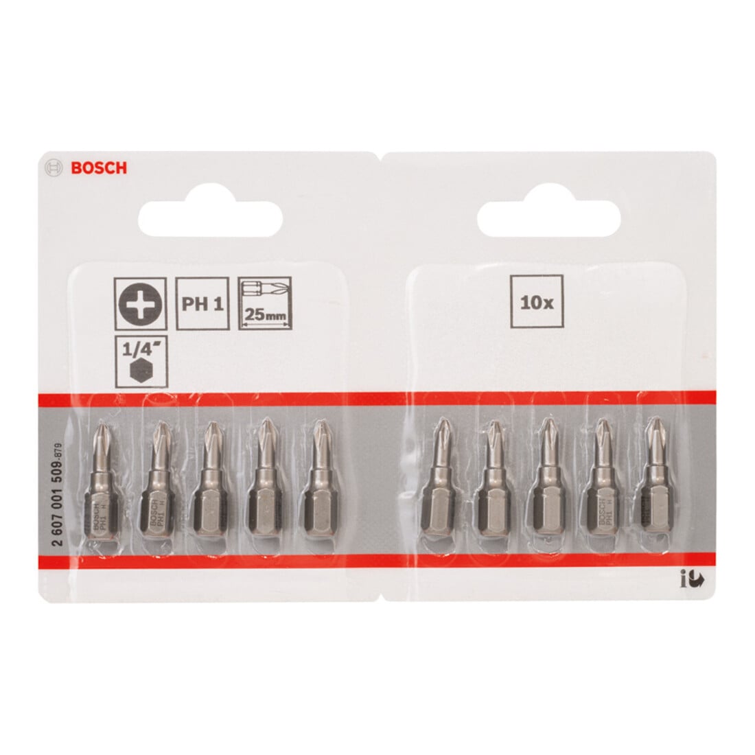 Bosch Phillips Bit, L25 mm, 1/4" Antrieb
