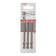 Bosch Phillips Bit, L89 mm, 1/4" Antrieb, 3er Pack-3