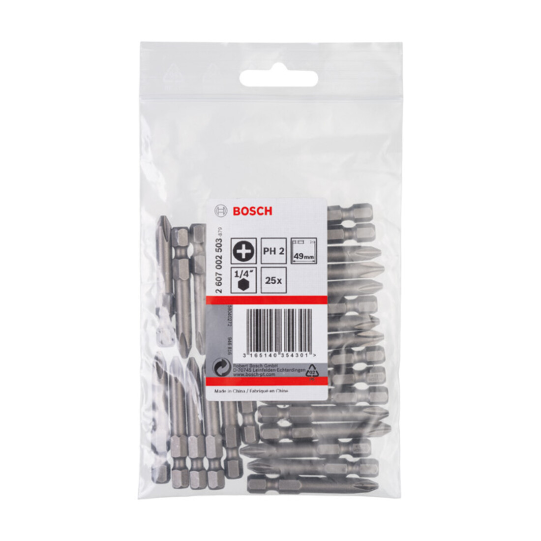 Bosch Schrauberbit Extra-Hart PH 2 49 mm
