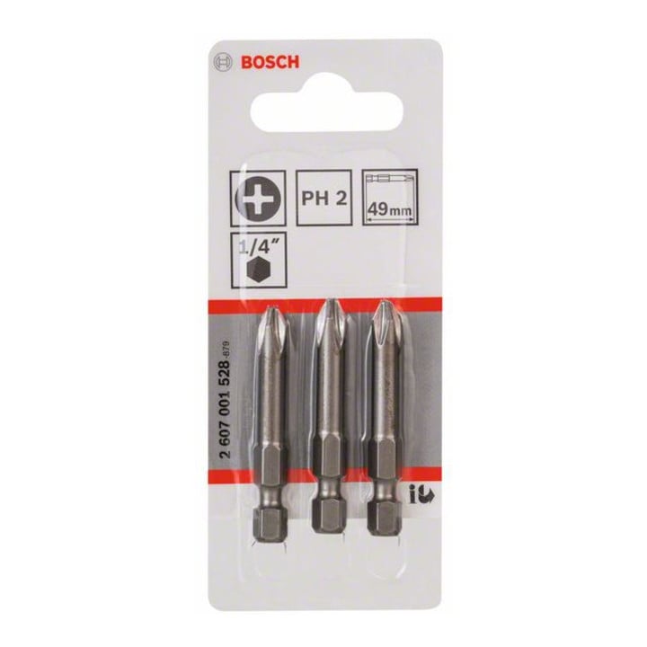 Bosch Schrauberbit Extra-Hart PH 2 49 mm