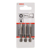 Bosch Phillips Bit, L49 mm, 1/4" Antrieb, 3er Pack-3