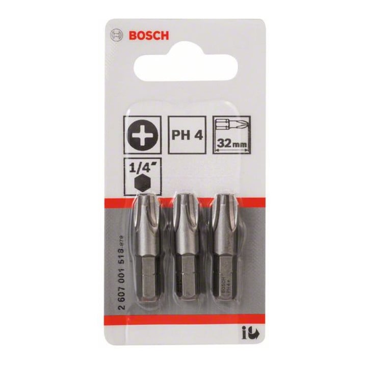 Bosch Schrauberbit Extra-Hart, PH 4, 32 mm