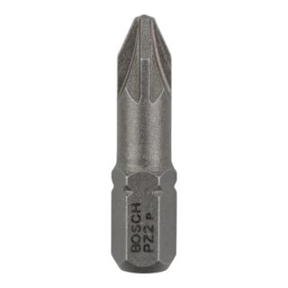 Bosch Pozidriv Bit, L25 mm, 1/4" Antrieb, extra hart, 3er Pack