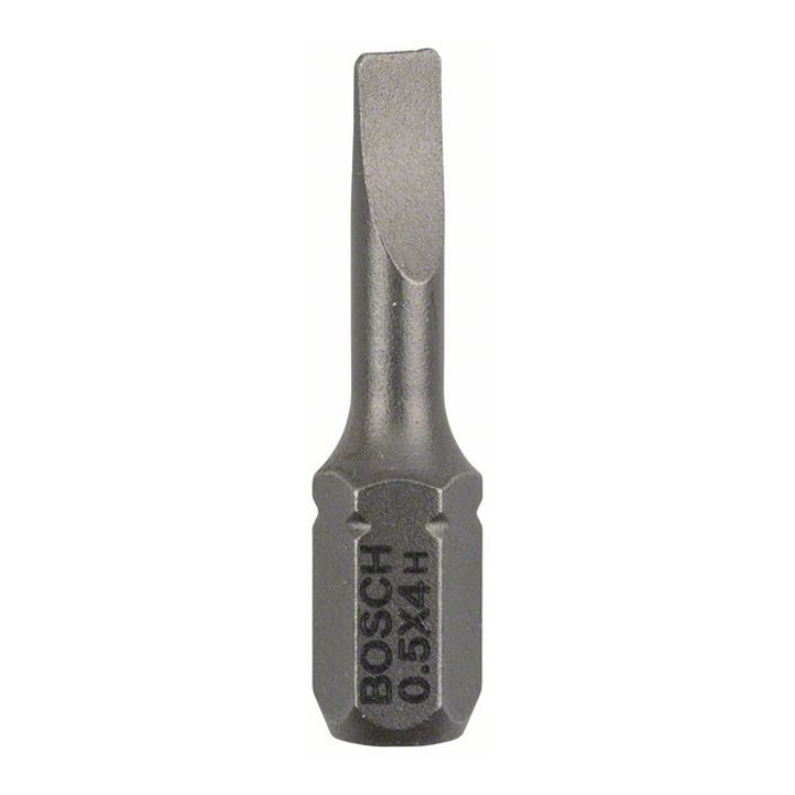 Bosch Schrauberbit Extra-Hart, S 0,5 x 4,0, 25 mm
