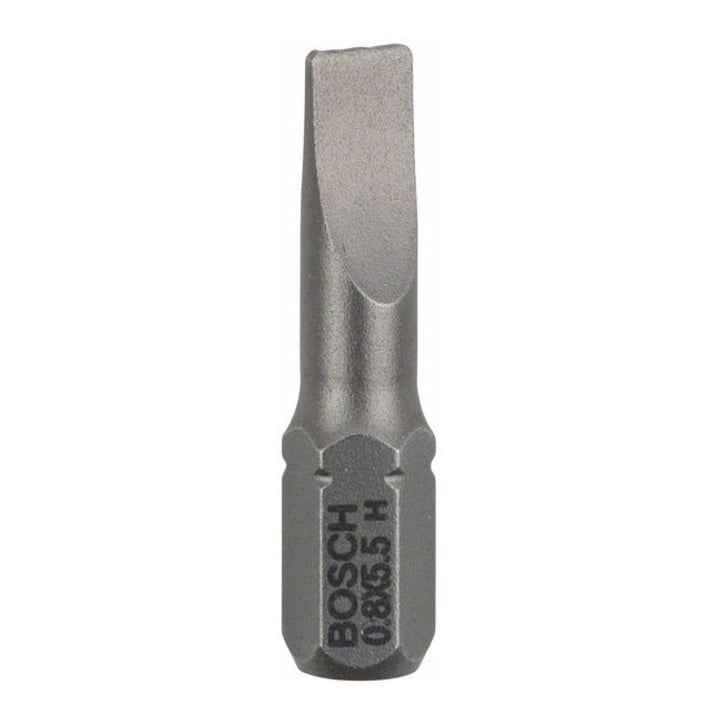 Bosch Schrauberbit Extra-Hart, S 0,8 x 5,5, 25 mm