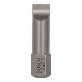 Bosch Schrauberbit Extra-Hart, S 1,2 x 6,5, 25 mm