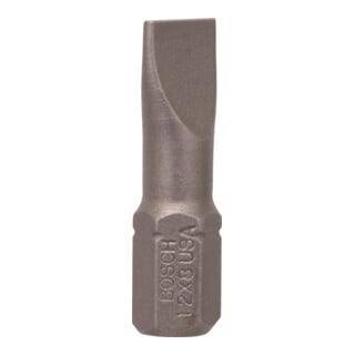 Bosch Schrauberbit Extra-Hart, S 1,2 x 8,0, 25 mm