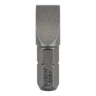 Bosch Schrauberbit Extra-Hart, S 1,6 x 8,0, 25 mm