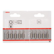 Bosch TX Bit, L25 mm, 1/4" Antrieb, extra hart, 10er Pack-2
