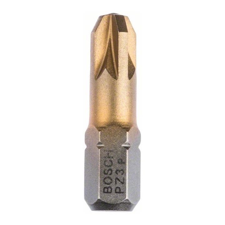 Bosch Pozidriv MaxGrip Bit, L25 mm, 1/4" Antrieb, extra hart, 10er Pack