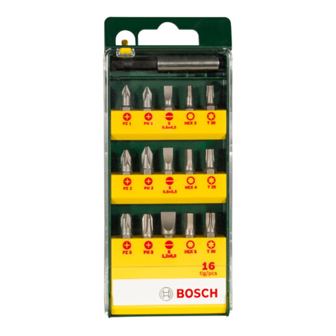 Bosch Schrauberbit-Set, 16-teilig