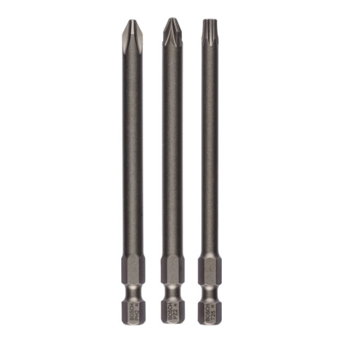 Bosch Schrauberbit-Set Extra-Hart, PH2, PZ2, T25, 89 mm