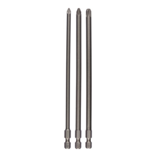Bosch Schrauberbit-Set Extra-Hart, PZ1, PZ2, PZ3, 152 mm